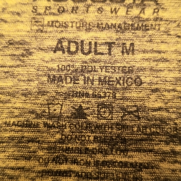 Augusta Sportswear 2955 gold heather 1/4 zip pullover SZ Medium - Picture 3 of 3